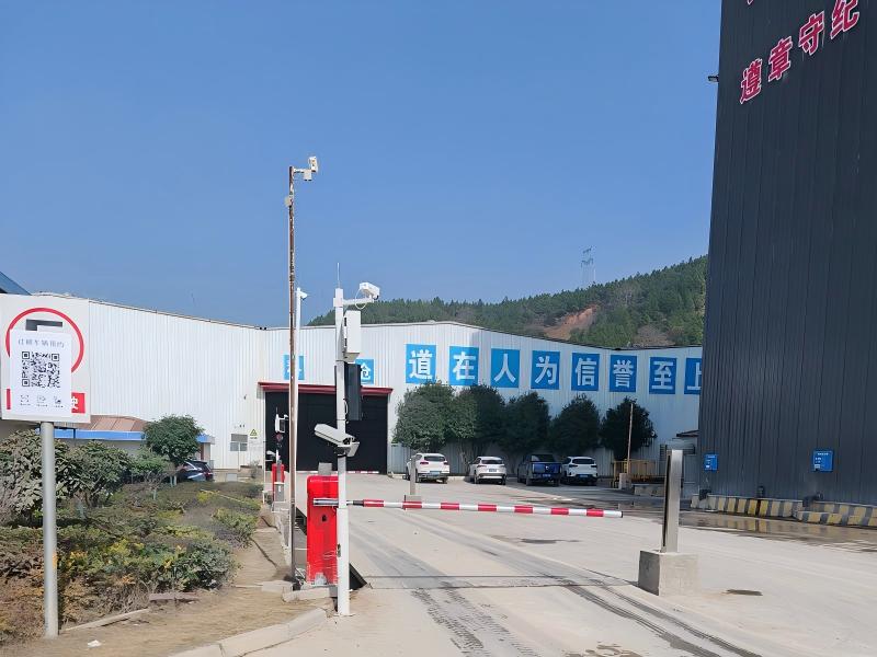 武穴无人值守地磅称重现场